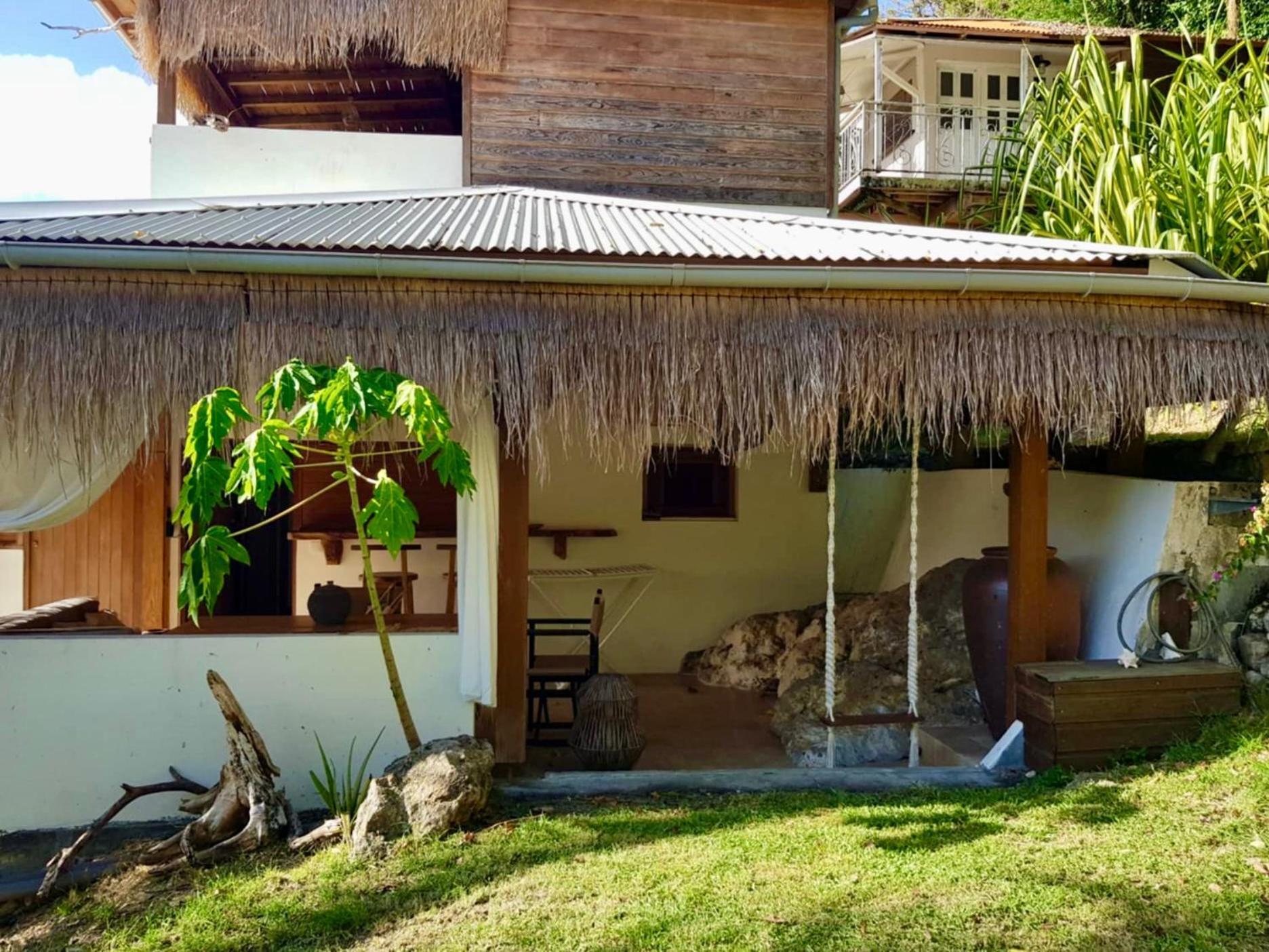 Ferienwohnung Cocotier, Elegant T3 Avec Jardin Tropical Sainte-Anne Exterior foto